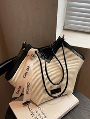 Nouveau sac fourre-tout mode tout-aller de grande capacité avec design à double poignée
